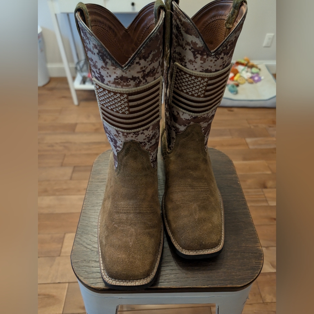 Ariat Men's Camo Patriot Western Boots - Picture 2 of 5
